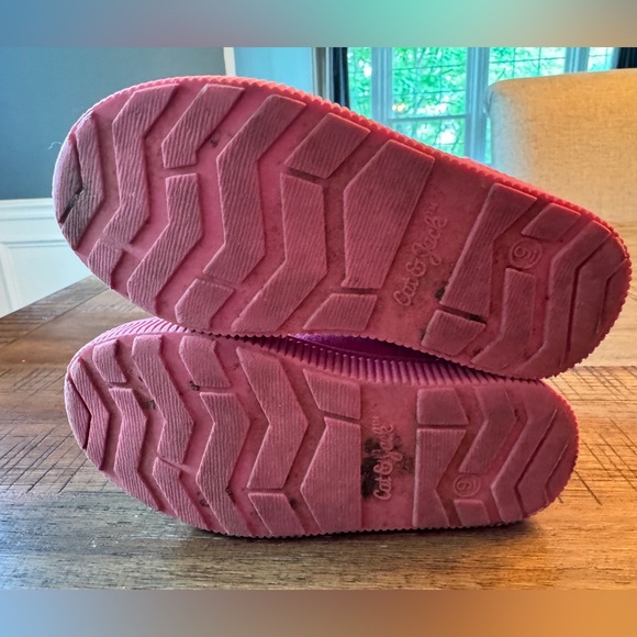 CAT & JACK™ | Toddler Girls' Arlo Zipper Shearling Style Boots - Pink 9T - Picture 5 of 5